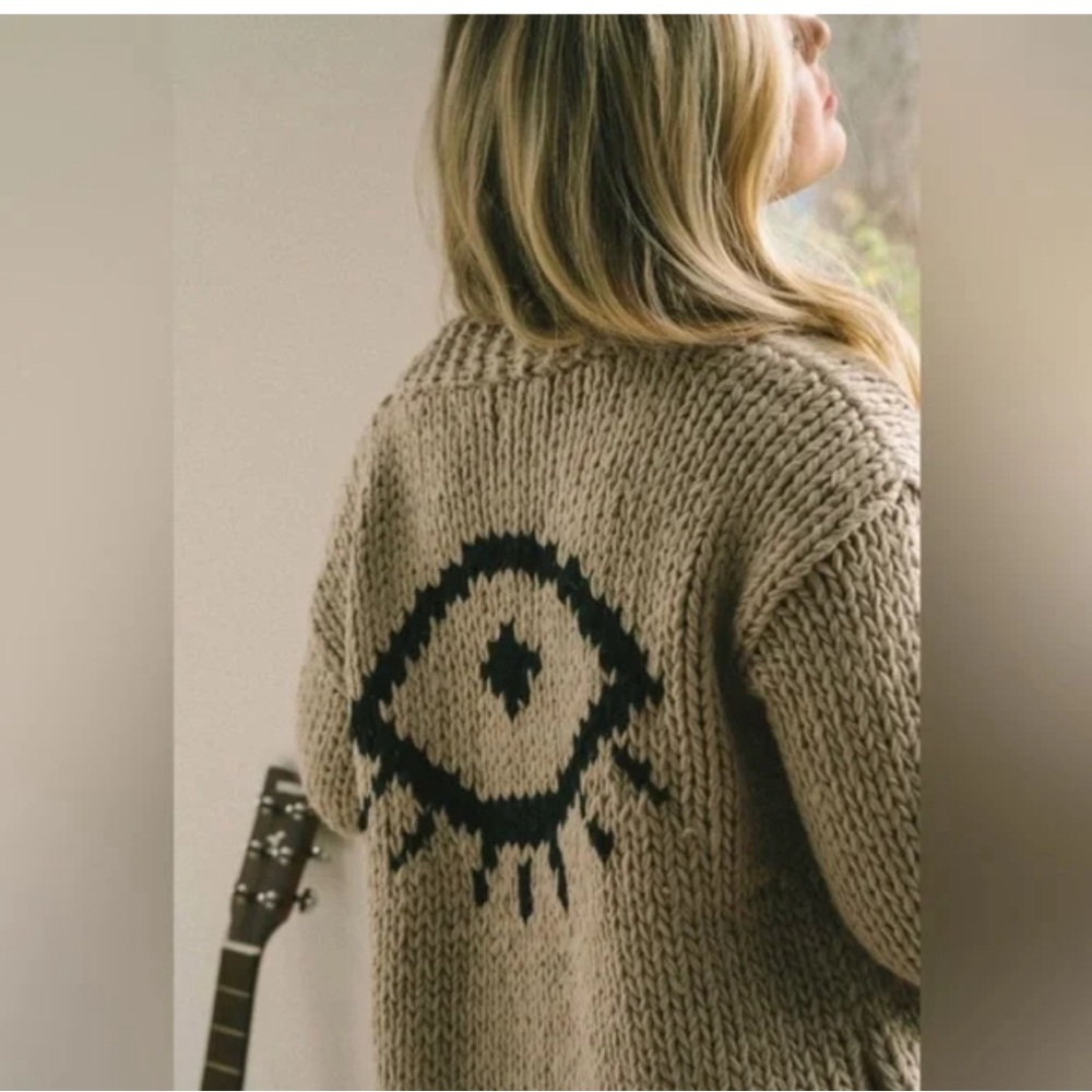 Jackson Rowe evil eye cardingan